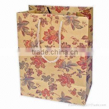kraft paper bag with pp rope