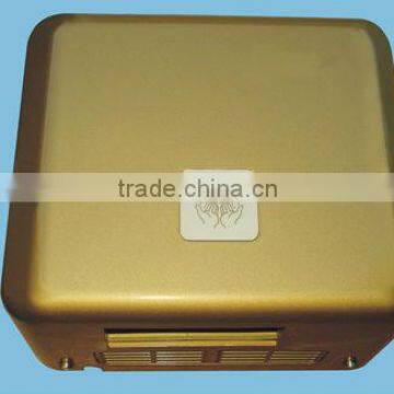 wall mounted gold jet hand dryer with high speed