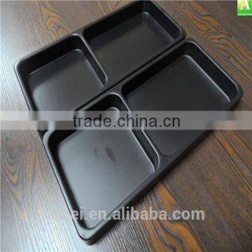 Custom Meal Tray 2/4 Compartments PS Plastic Food Trays photo-4