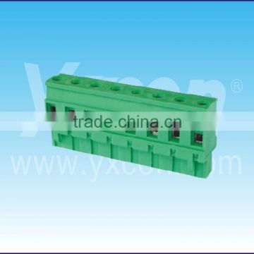 Dongguan Yxcon big factory free sample 7.62mm pitch pluggable Terminal Block