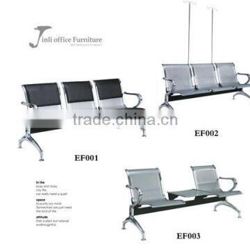 Many seats aluminum chair for hotel or waiting room