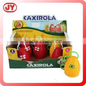 The newest 2015 cheering horn caxirola for world cup football cheering toys plastic with EN71