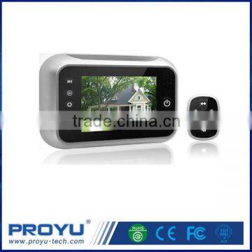 High quality 8 languages 3.5" LCD Electronic door camera Peephole Viewer