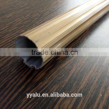 Customized aluminum hollow curtain rod, curtain pole, curtain bar profile