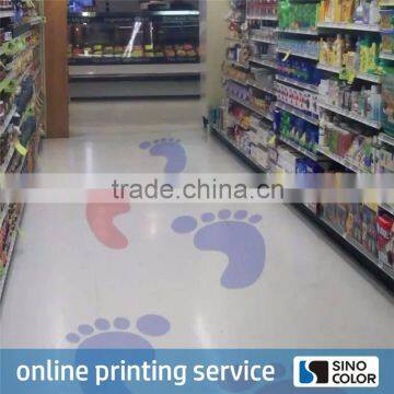 Long Life PVC Film Floor Graphics Printing