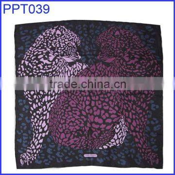 Beautiful wholesale twill silk scarf 90 90