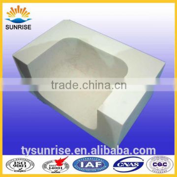 Electro fused cast alpha beta refractory bricks for kiln