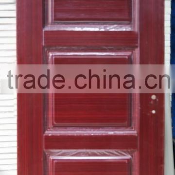 embossed steel panel door