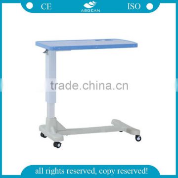 AG-OBT003 CE ABS Medical Bedside Furniture hospital tables adjustable