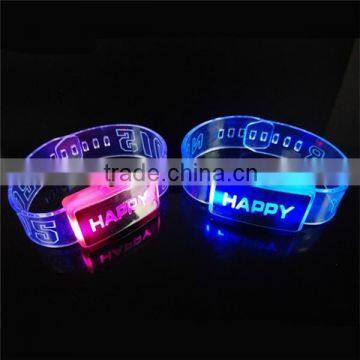 changing led bracelet color led bracelet lighted led wristband