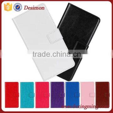 Crazy horse Custom LOGO Cheap price for Xiaomi Redmi Note leather case