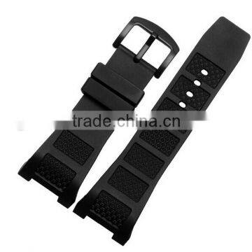 30*16mm waterproof high quality rubber watch strap with stainless steel buckle wholesale 3PCS