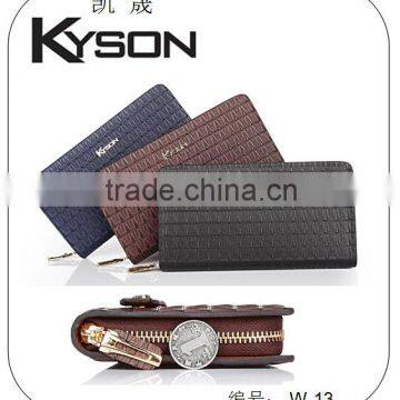 Luxury genuine leather lady hangbag clutch purse