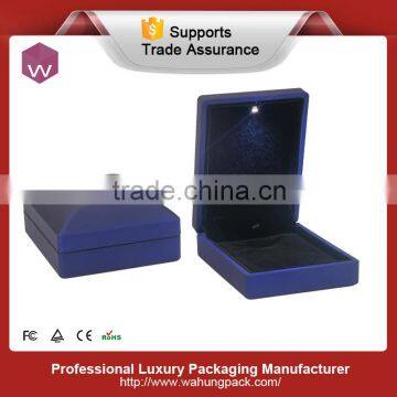 Custom led light jewellery box for pendant,earring.