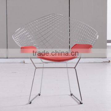 Metal wire mesh outdoor chair