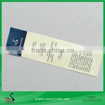 Sinicline Custom Logo Printed Nylon Label For Garments