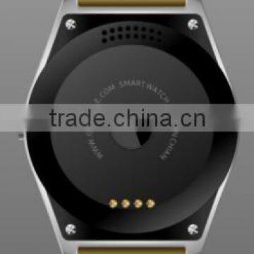 Full Display Round IPS Screen MTK2502 BT4.0 Smart Watch Phone Man Watch photo-3