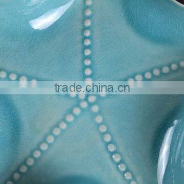 Lovely Fashion Candy Colors Sea Star Glaze Ceramic Bowl #we6 photo-2