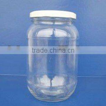 880ml transparent round jar,glass jars,food container