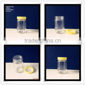 machine made glass honey jars 390ml