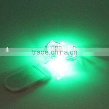 battery operated mini LED fairy light Copper string wire green