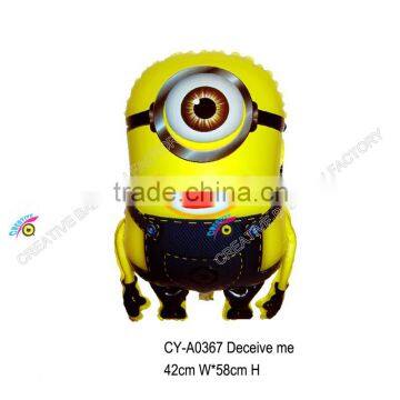 2016 Hot sale cartoon balloons minion balloon best decoration for party