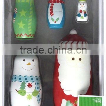 wooden russian nesting matryoshka doll