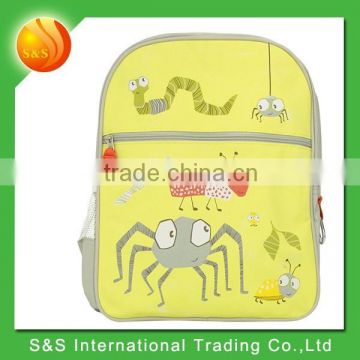 Light-weight comfortable roomly zipper cheap school bag