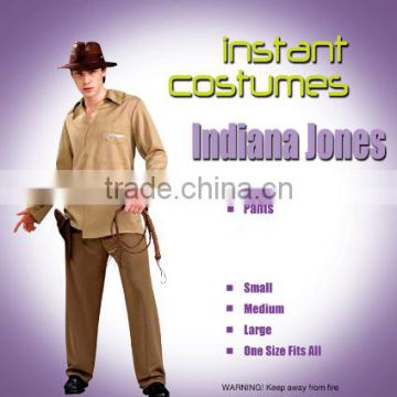 Fashion Indiana men Jones clothes fancy dress Costumes for halloween party