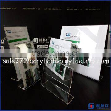 Promotional acrylic table tent card holder in China