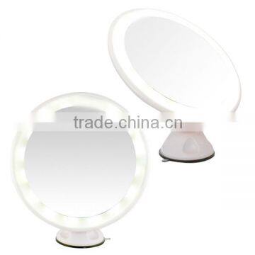 Bathroom rotating shower mirror fogless with suction cup