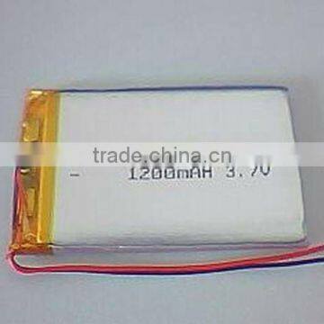 3.7V 053759 1200mAh Li-polymer battery