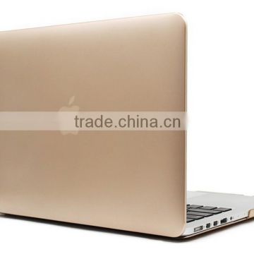 Rubber coated hard laptop cover for macbook air 11.6/13.3 pro13.3/15.4 and retina 13.3