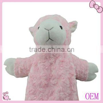 Plush animal sheep bagpack with trolley