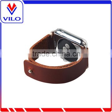 For Apple Watch Genuine Leather Original Watch Band With Connection Adapter Clip