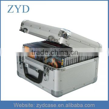 Aluminum CD DJ Flight Case Elegant DVD Case 50 Lps ZYD-CD82009