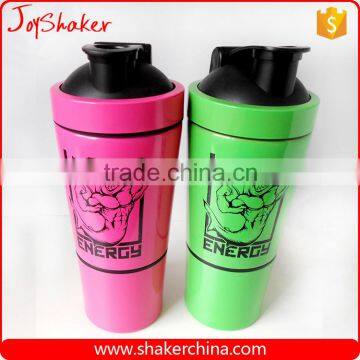 Wholesale 2015 Metal Shaker Protein Bottle BPA Free Quality Choice photo-3
