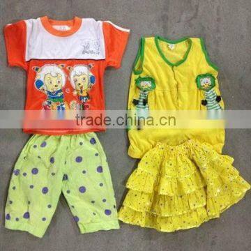 Children summer wear Grade A China factory directly sale premium mixed warehouse bulk wholesale second hand used clothing