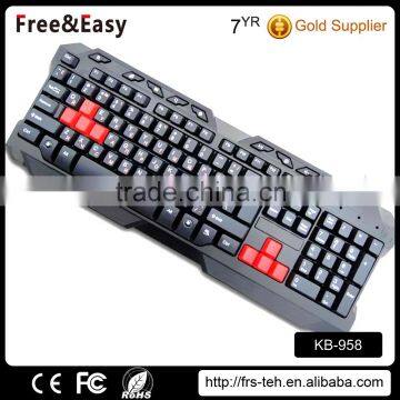 OEM Logo USB Wired 114 Multimedia Keyboard for PC photo-2