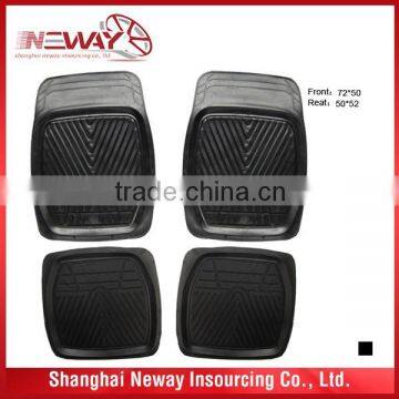 4pcs 3d car mats/universal new design car rubber mat