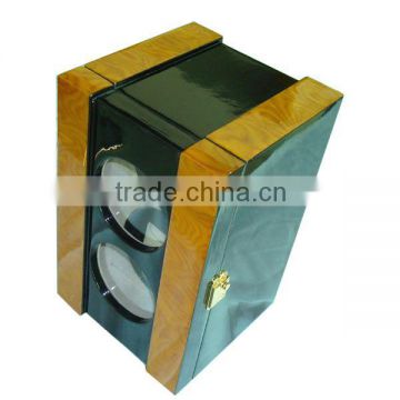 Glossy Painting Safety Box Watch Winder Green