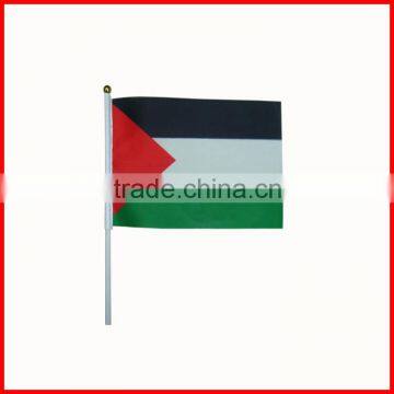 14*21cm hand Palestine polyester flag