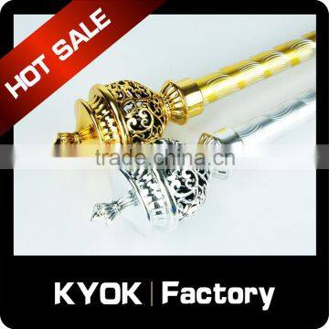 KYOK curtain finials,curtain rod,plastic curtain,alumnium curtain bracket wholesale