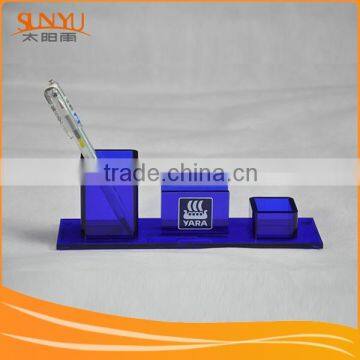 Wholesale Acrylic Glass Office Supplies/Pen Container With Popular Design