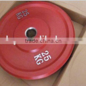 Colourful Rubber Bumper Weight Plates (stainless steel ring)Colourful Rubber Bumper Weight Plates (stainless steel ring)