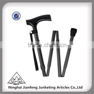 Adjustable Folding Cane with Carrying Case, Metallic Grey