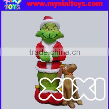 Inflatable Christmas grinch decoration for Christmas Festival