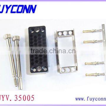 34Pin V.35 Female Receptacle Connector Crimping Terminal Housing With Metal Shell photo-2