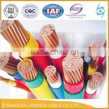 Copper core PVC insulated PVC sheath KVV control cable