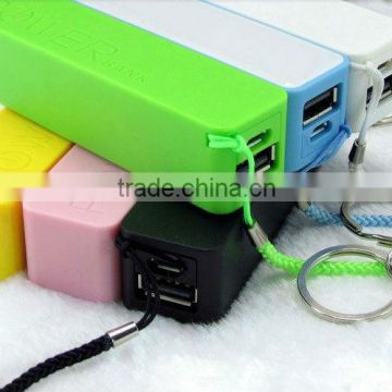 (Hot) Perfume 2600mAh mobile power bank /portable power pack/ portable power bank charger best supplier